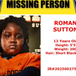 Search Underway for 13 Year Old Football Player Roman Sutton in Maryland