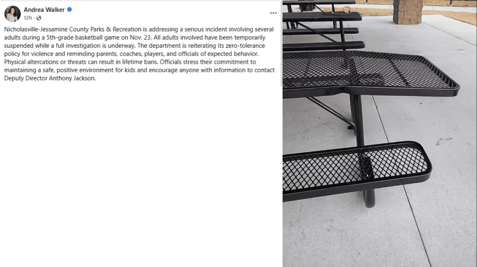 Broken Picnic Table Sparks Big Online Fight In Bremen