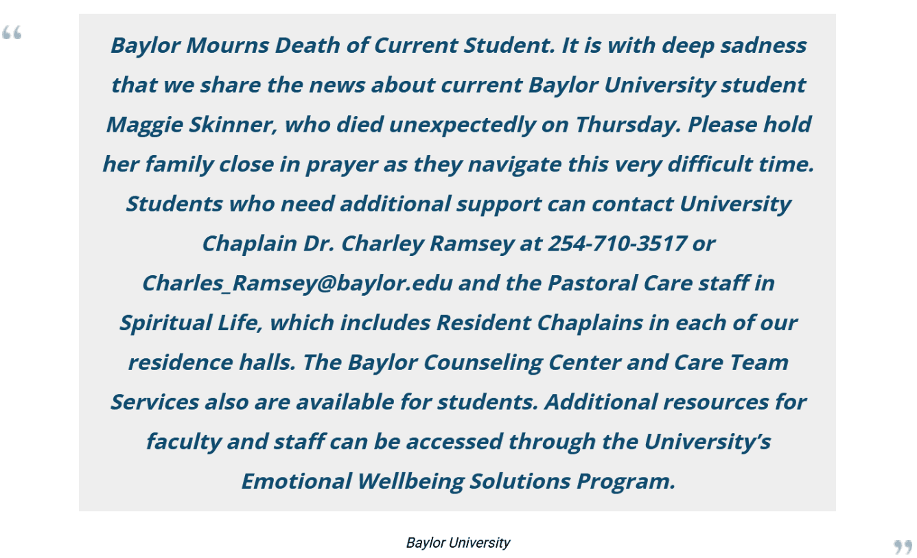 Former Marymount High School Golf Player Maggie Skinner Passes Away Suddenly At Young Age