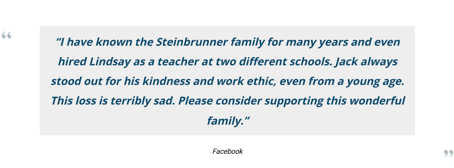 Remembering Brentsville District High School Lacrosse Player Jack Steinbrunner