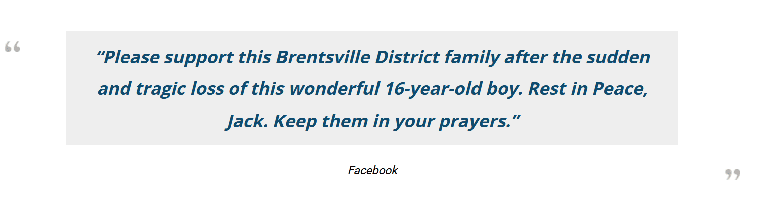 Remembering Brentsville District High School Lacrosse Player Jack Steinbrunner
