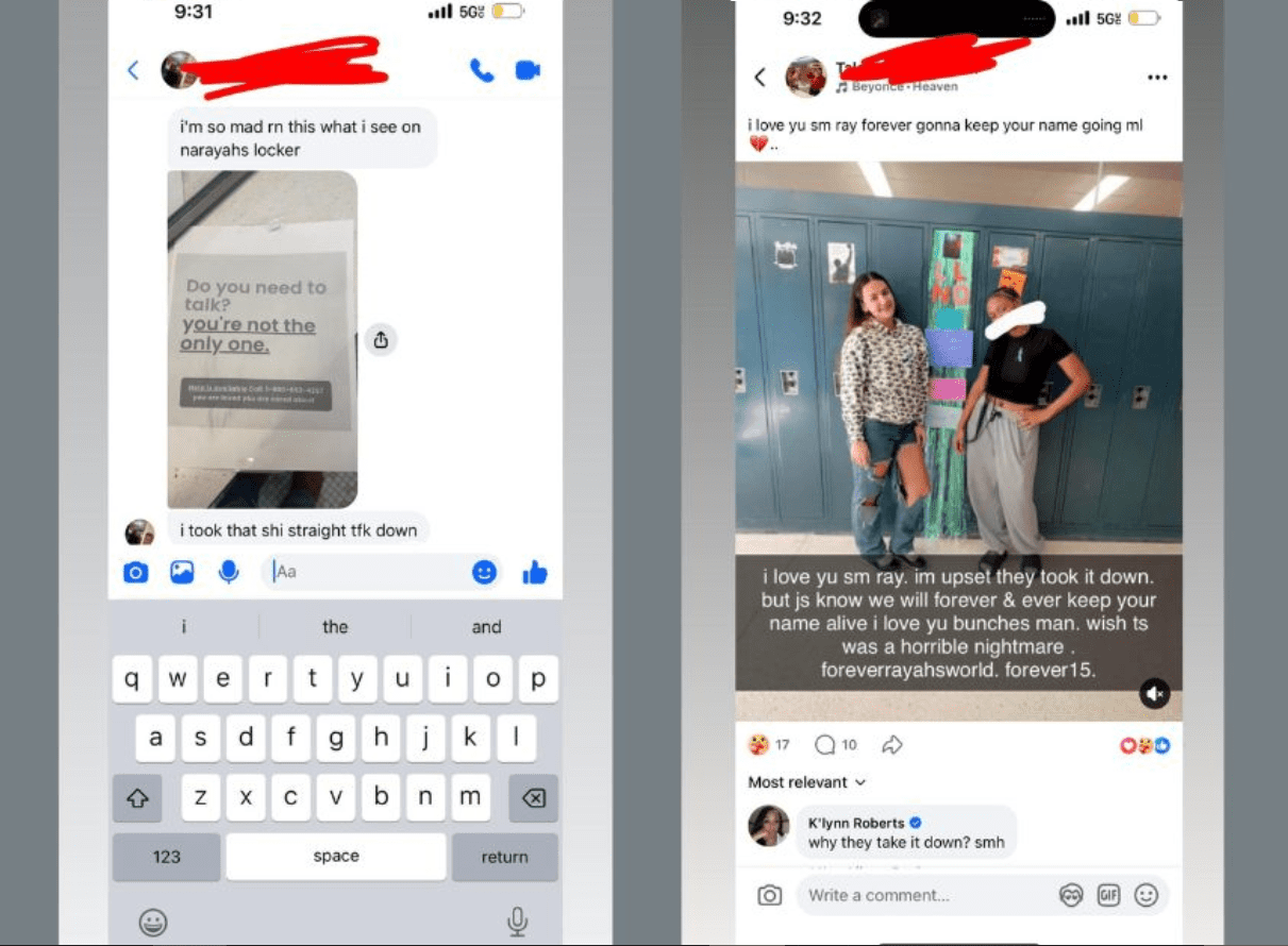 Terre Haute North High School Removes Locker Memorial for Narayah Dorsey and Students Are Really Upset