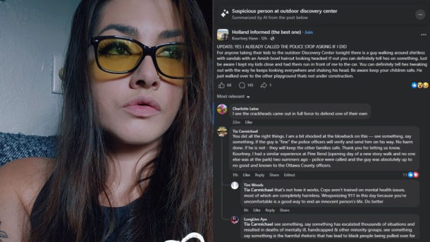 Mother Calls Police After Spotting Shirtless Man Near Holland Michigan Playground Community Divided